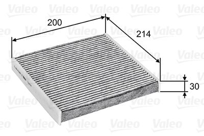 715747 VALEO Фильтр, воздух во внутренном пространстве