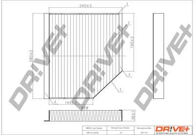 DP1110120058 Dr!ve+ Фильтр, воздух во внутренном пространстве