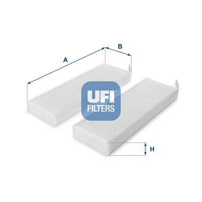 5315400 UFI Фильтр, воздух во внутренном пространстве