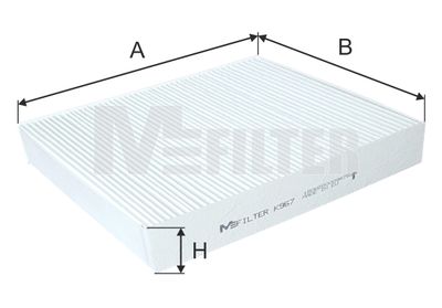 K967 MFILTER Фильтр, воздух во внутренном пространстве