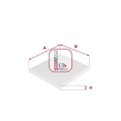 S3088C SOFIMA Фильтр, воздух во внутренном пространстве