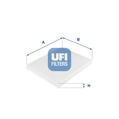 5314900 UFI Фильтр, воздух во внутренном пространстве