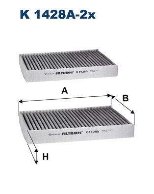 K1428A2x FILTRON Фильтр, воздух во внутренном пространстве