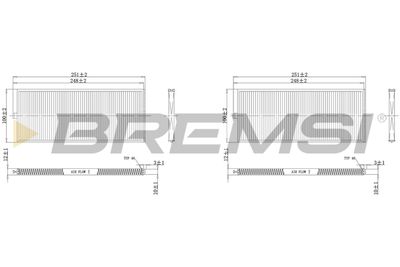 FC1529 BREMSI Фильтр, воздух во внутренном пространстве