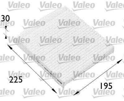 698512 VALEO Фильтр, воздух во внутренном пространстве