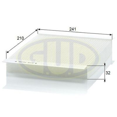 GCF2143 G.U.D. Фильтр, воздух во внутренном пространстве