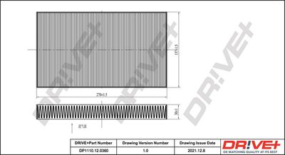 DP1110120360 Dr!ve+ Фильтр, воздух во внутренном пространстве