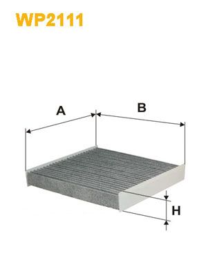 WP2111 WIX FILTERS Фильтр, воздух во внутренном пространстве