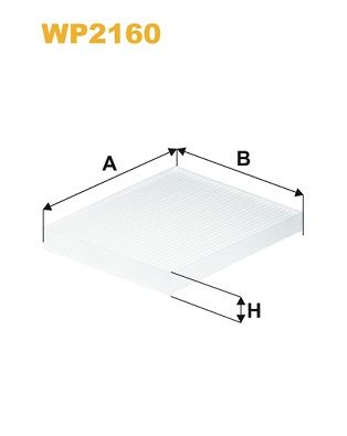 WP2160 WIX FILTERS Фильтр, воздух во внутренном пространстве