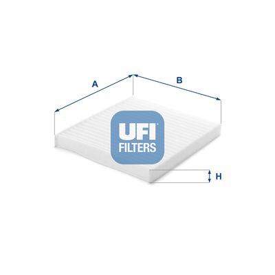 5336800 UFI Фильтр, воздух во внутренном пространстве