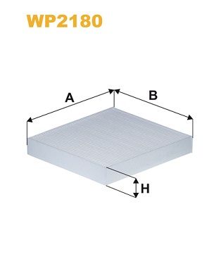 WP2180 WIX FILTERS Фильтр, воздух во внутренном пространстве