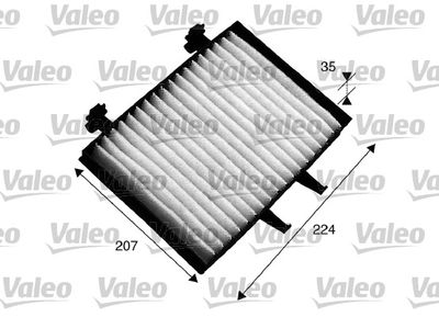 715547 VALEO Фильтр, воздух во внутренном пространстве