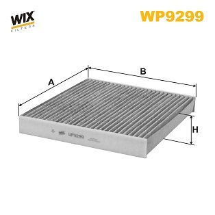 WP9299 WIX FILTERS Фильтр, воздух во внутренном пространстве