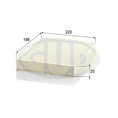 GCF2035 G.U.D. Фильтр, воздух во внутренном пространстве