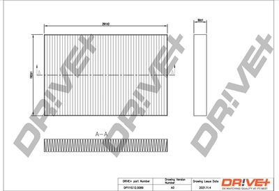 DP1110120089 Dr!ve+ Фильтр, воздух во внутренном пространстве