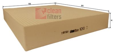 NC2433 CLEAN FILTERS Фильтр, воздух во внутренном пространстве