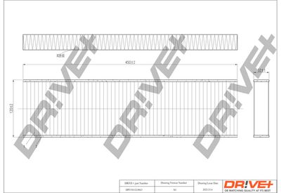 DP1110120063 Dr!ve+ Фильтр, воздух во внутренном пространстве