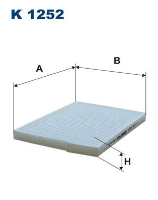K1252 FILTRON Фильтр, воздух во внутренном пространстве