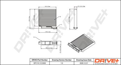 DP1110120050 Dr!ve+ Фильтр, воздух во внутренном пространстве