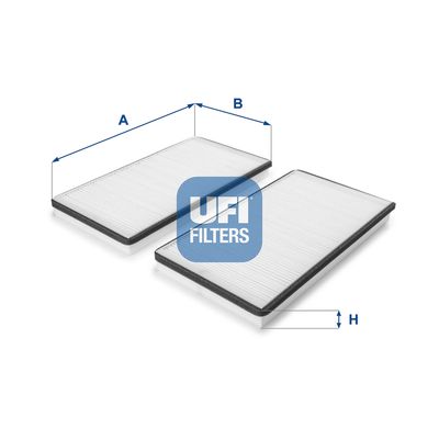 5322800 UFI Фильтр, воздух во внутренном пространстве