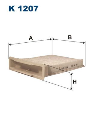 K1207 FILTRON Фильтр, воздух во внутренном пространстве