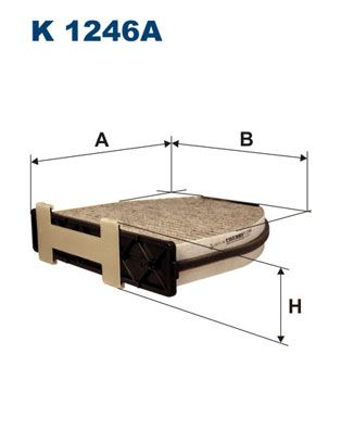 K1246A FILTRON Фильтр, воздух во внутренном пространстве