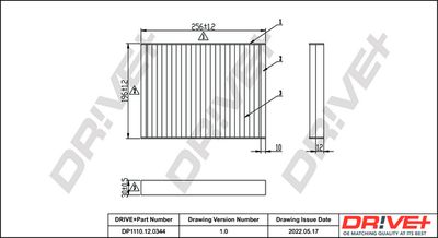 DP1110120344 Dr!ve+ Фильтр, воздух во внутренном пространстве