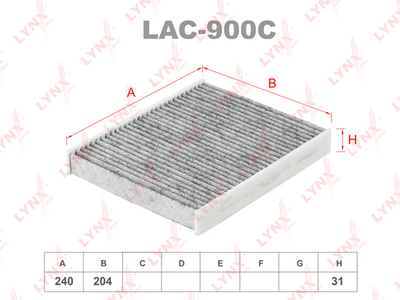 LAC900C LYNXauto Фильтр, воздух во внутренном пространстве