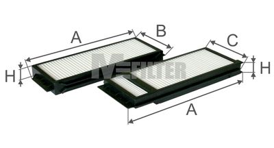 K90092 MFILTER Фильтр, воздух во внутренном пространстве