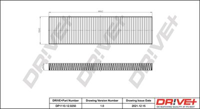 DP1110120250 Dr!ve+ Фильтр, воздух во внутренном пространстве