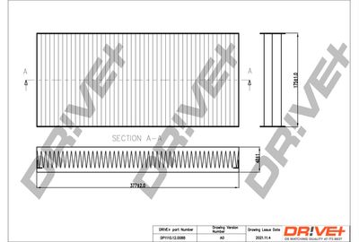 DP1110120088 Dr!ve+ Фильтр, воздух во внутренном пространстве