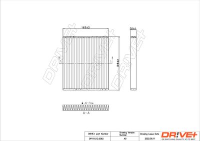 DP1110120362 Dr!ve+ Фильтр, воздух во внутренном пространстве