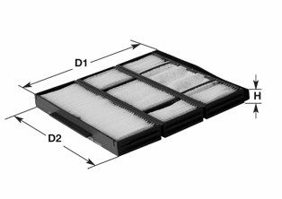 NC2332 CLEAN FILTERS Фильтр, воздух во внутренном пространстве