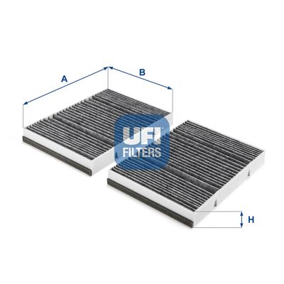 5429400 UFI Фильтр, воздух во внутренном пространстве