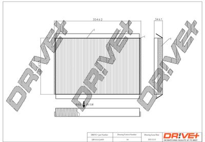 DP1110120059 Dr!ve+ Фильтр, воздух во внутренном пространстве