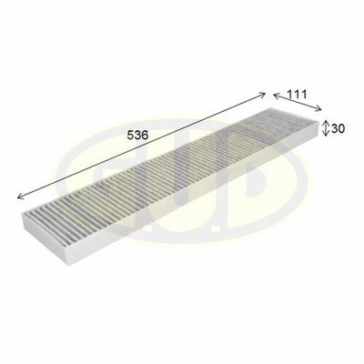 GCF5480C G.U.D. Фильтр, воздух во внутренном пространстве