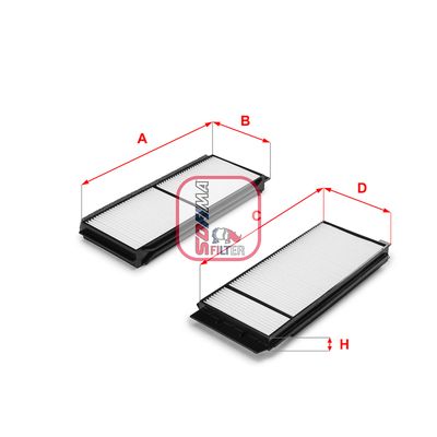 S3120C SOFIMA Фильтр, воздух во внутренном пространстве