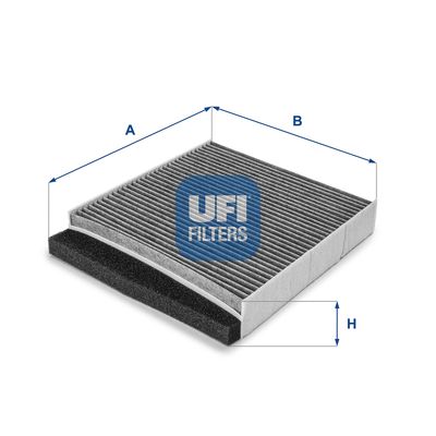 5412600 UFI Фильтр, воздух во внутренном пространстве