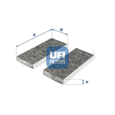 5428700 UFI Фильтр, воздух во внутренном пространстве