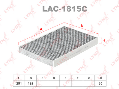 LAC1815C LYNXauto Фильтр, воздух во внутренном пространстве