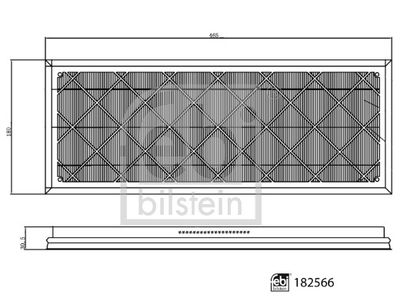 182566 FEBI BILSTEIN Комплект фильтра, салонный воздух