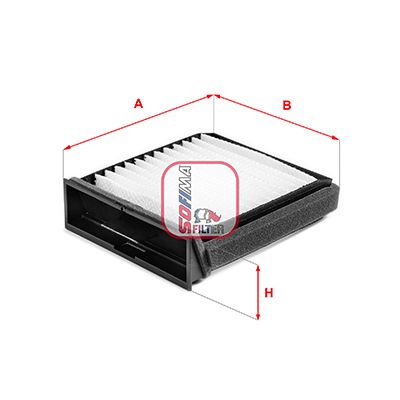 S3404C SOFIMA Фильтр, воздух во внутренном пространстве