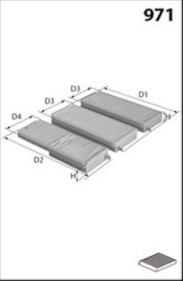 LFCP263S LUCAS FILTERS Фильтр, воздух во внутренном пространстве