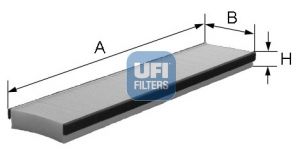 5301600 UFI Фильтр, воздух во внутренном пространстве