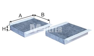 K9039C2 MFILTER Фильтр, воздух во внутренном пространстве