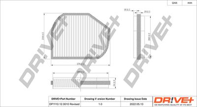 DP1110120010 Dr!ve+ Фильтр, воздух во внутренном пространстве