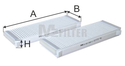 K9872 MFILTER Фильтр, воздух во внутренном пространстве