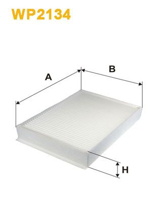 WP2134 WIX FILTERS Фильтр, воздух во внутренном пространстве