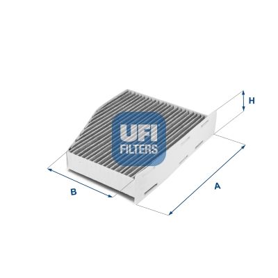 5412400 UFI Фильтр, воздух во внутренном пространстве