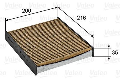 701026 VALEO Фильтр, воздух во внутренном пространстве